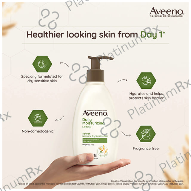 Aveeno Daily Moisturising Lotion Fragrance Free 354ml