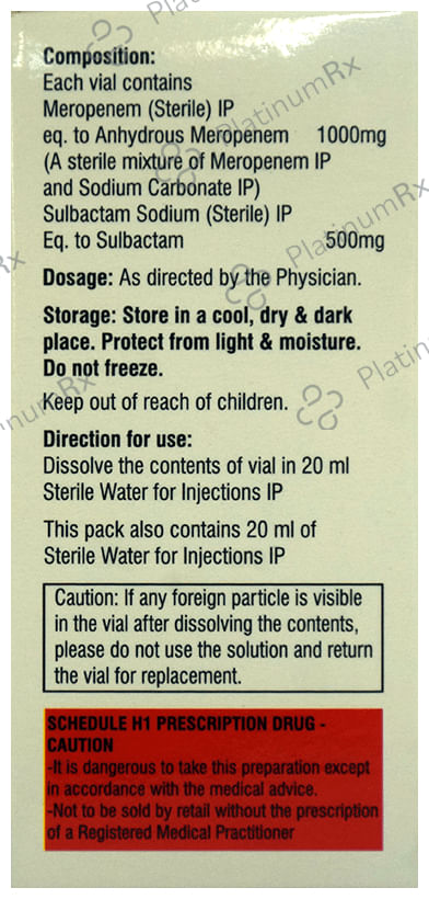 Gonem 1gm Injection 1s