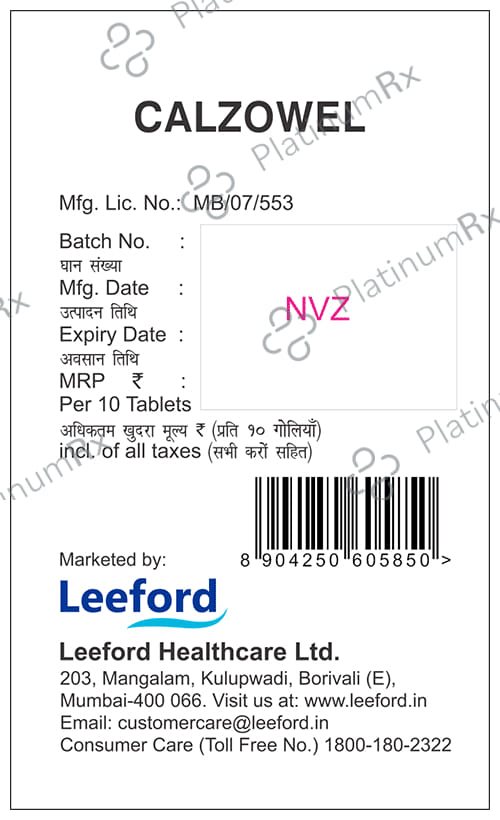 Calzowel Tablet 10s