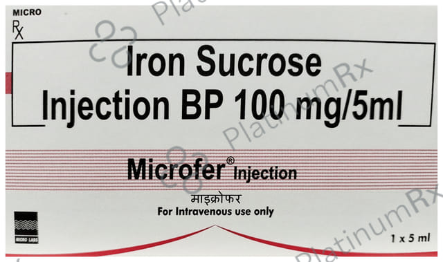 Microfer 100mg Injection