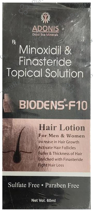 Biodens F10 Hair Lotion for Men & Women Solution 60ml