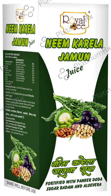 Royal Bee Neem Karela Jamun Juice