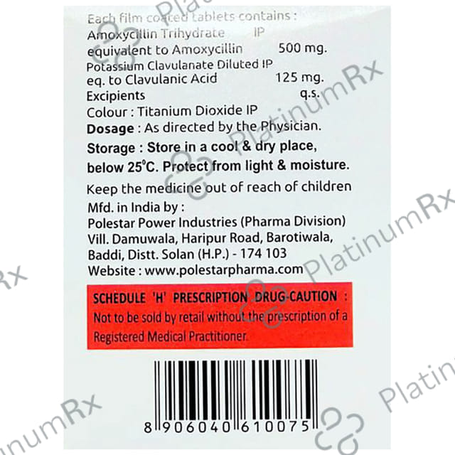 Careclav 625mg Tablet 10s