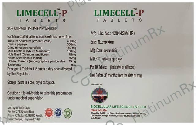 Limecell P Tablet