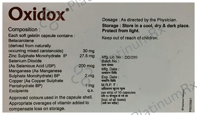 Oxidox Capsule 10s