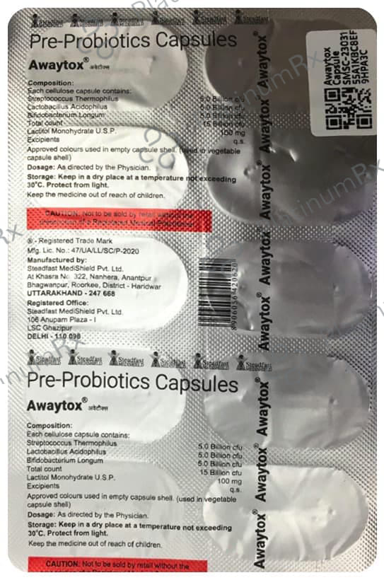 Awaytox Capsule 10s