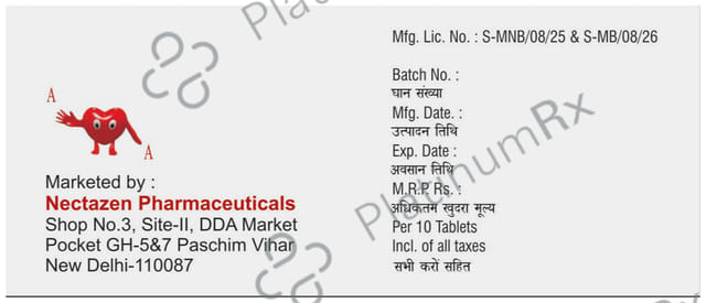 Apriace 10mg Tablet 10s