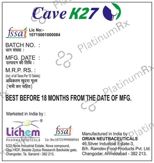 Cave K27 Tablet