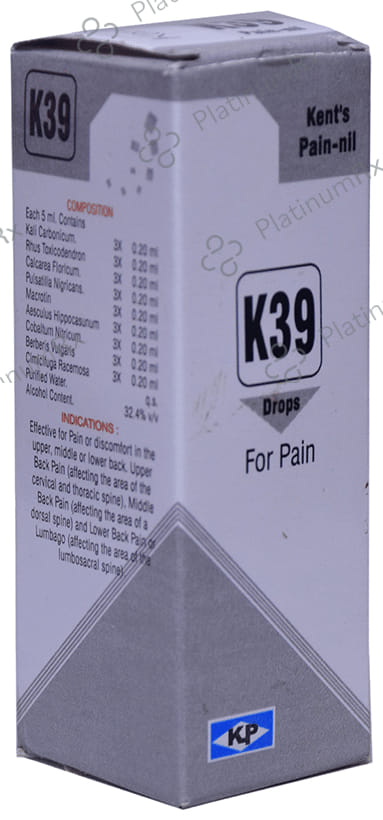 Kent's K39 Pain Oral Drops