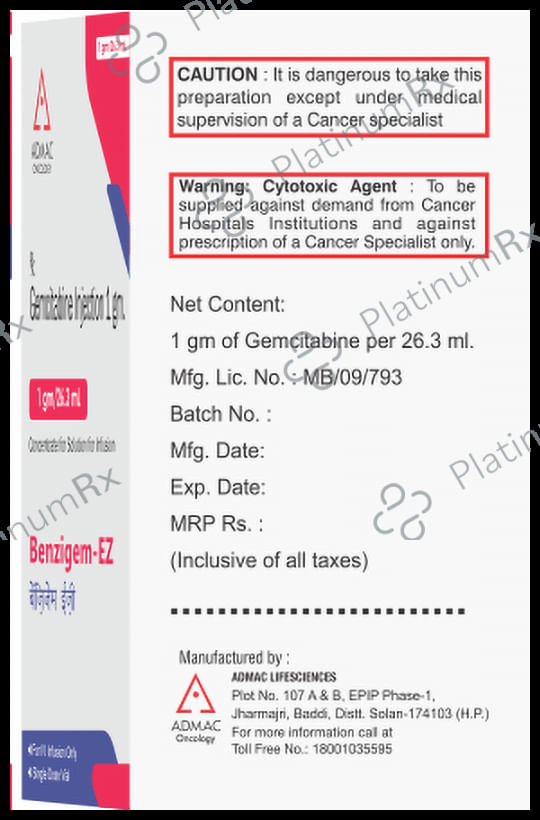 Benzigem EZ 1000 Injection 26.3ml