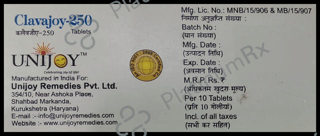 Clavajoy 250 Tablet