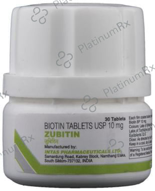 Zubitin 10mg Tablet 30s