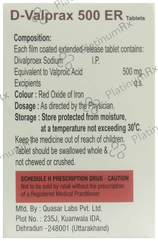 D-Valprax 500 ER Tablet