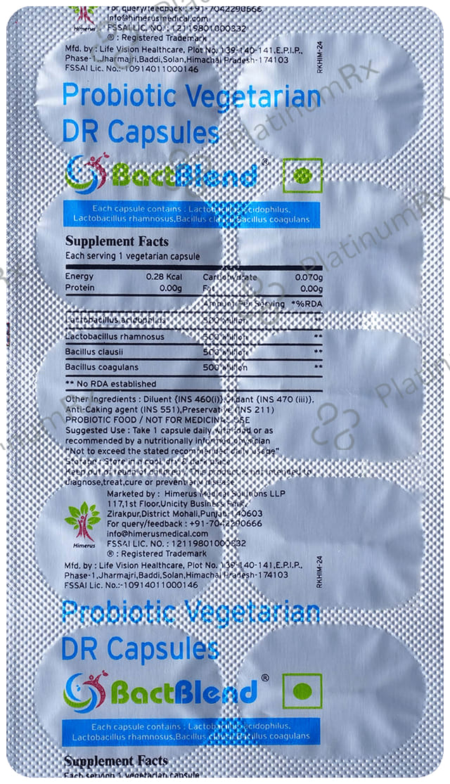 Bactblend Capsule DR 10s