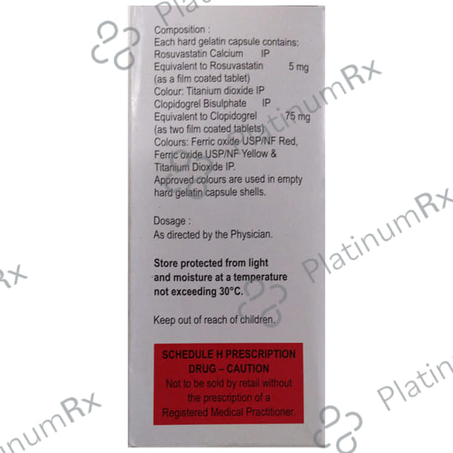 Rosufit CV 5/75mg Capsule 15s