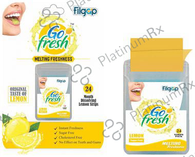 Filgap Go Fresh Mouth Dissolving Strip Lemon Flavour 24s