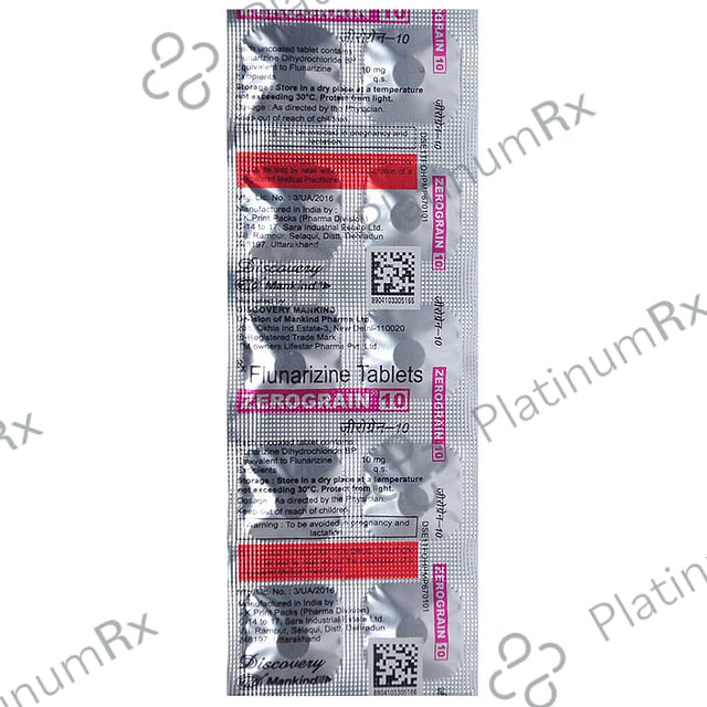 Zerograin 10mg Tablet 10s
