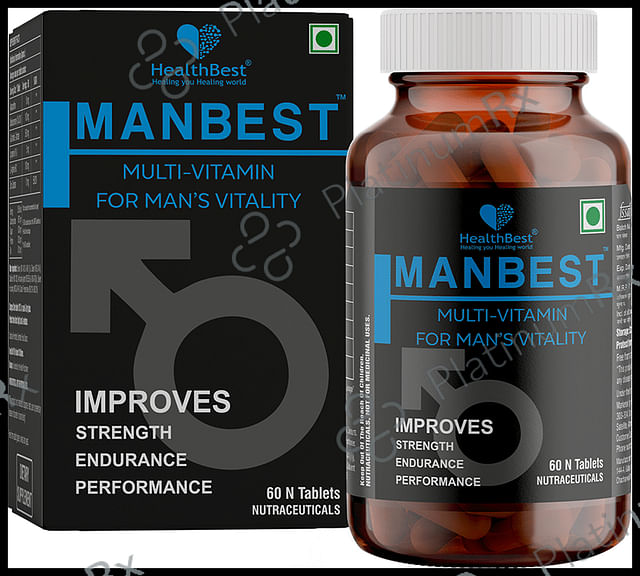 HealthBest Manbest Multi-Vitamin for Man's Vitality Tablet