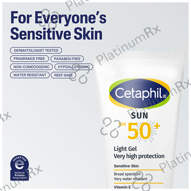 Cetaphil Sun Light Sunscreen SPF 50+ Gel 50ml