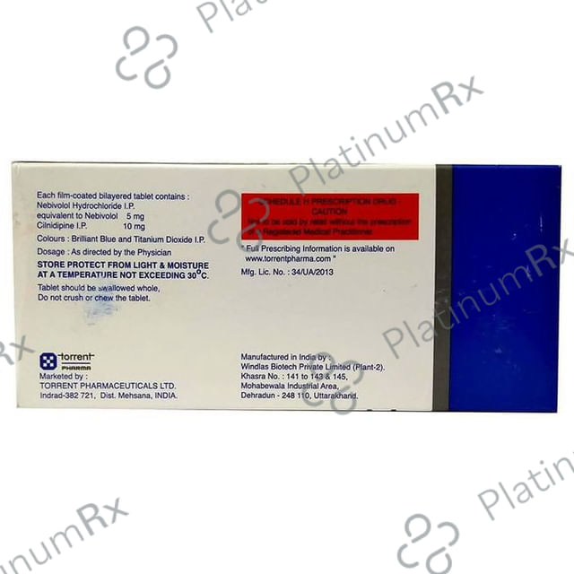 Nebicard LN 10/5mg Tablet 10s