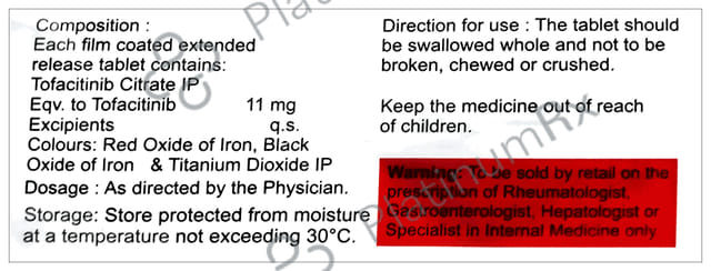 Jakmac 11mg Tablet ER 10s