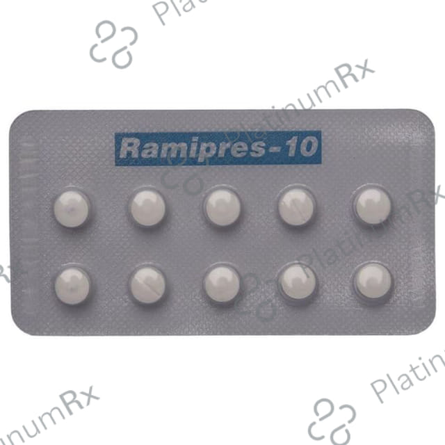 Ramipres 10mg Tablet 10s