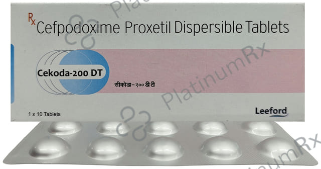 Cekoda 200mg Tablet DT 10s