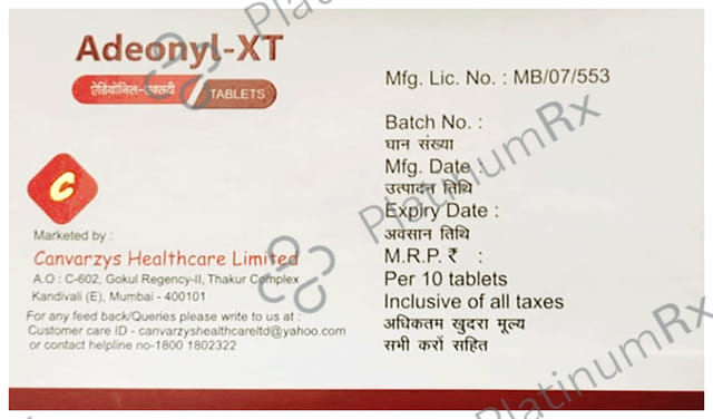 Adeonyl XT Tablet 10s