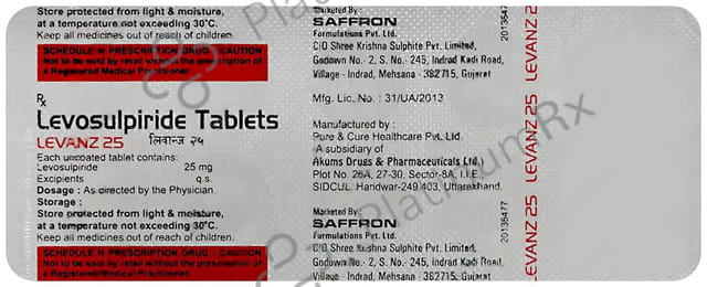Levanz 25mg Tablet 10s