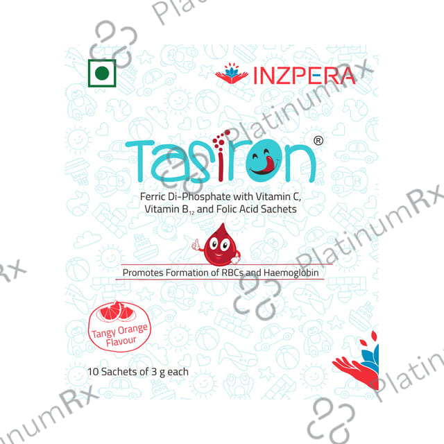Tasiron Sachet (3gm Each) Tangy Orange