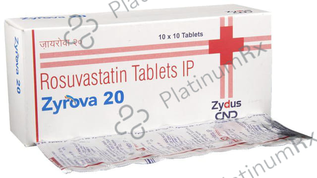 Zyrova 20mg Tablet 10s