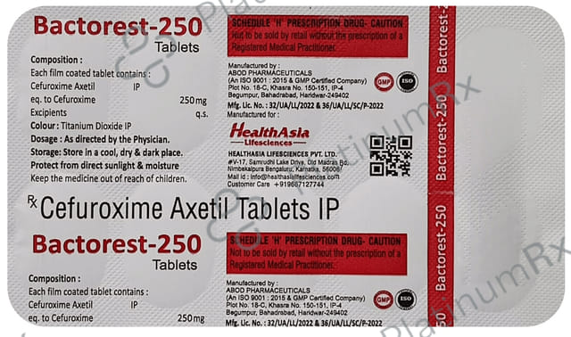 Bactorest 250mg Tablet 10s