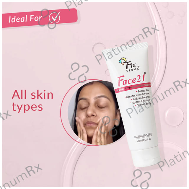 Fixderma Face 21 Cleanser for Brightening & Radiance