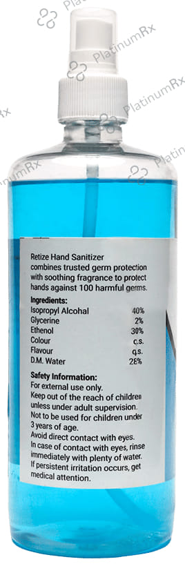 Retize Hand Sanitizer 500 ml