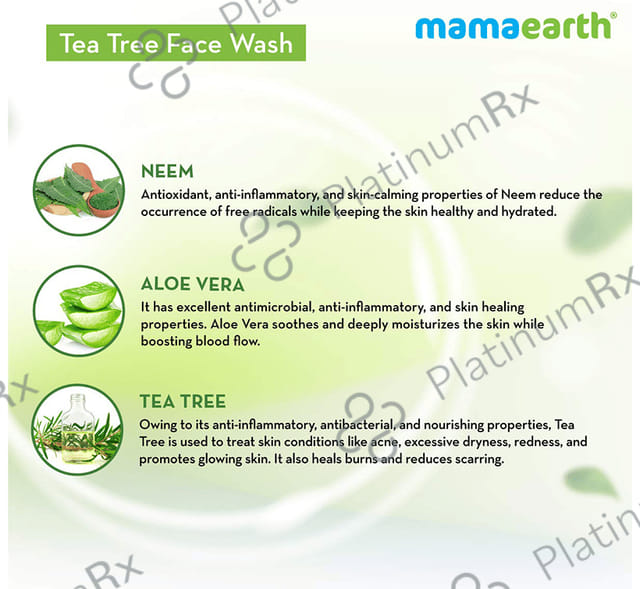 Mamaearth Tea Tree Face Wash 250ml