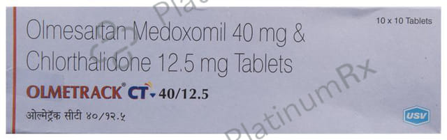Olmetrack CT 40/12.5 Tablet 10s