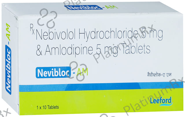Nevibloc AM 5/5mg Tablet 10s