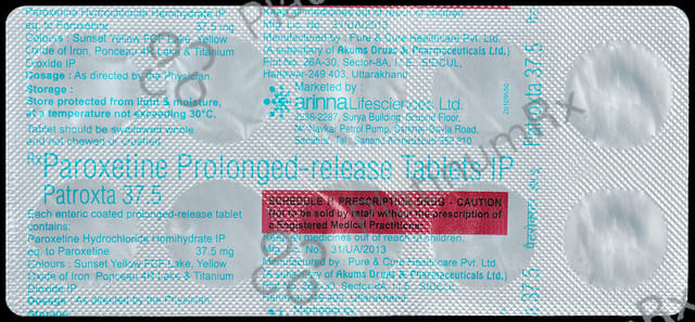Patroxta 37.5mg Tablet