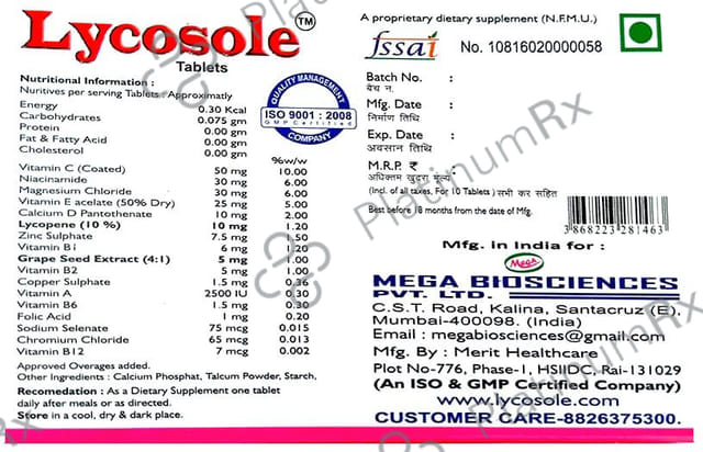 Lycosole Tablet