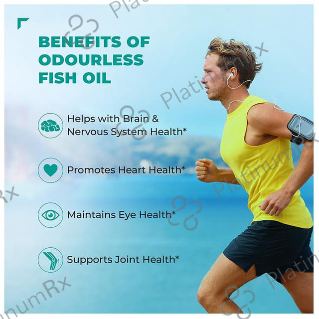 Swisse Ultiboost Odourless High Strength Wild Fish Oil Capsule with 1500mg Omega 3 - For Heart, Brain, Eye & Joint Health 200 capsules