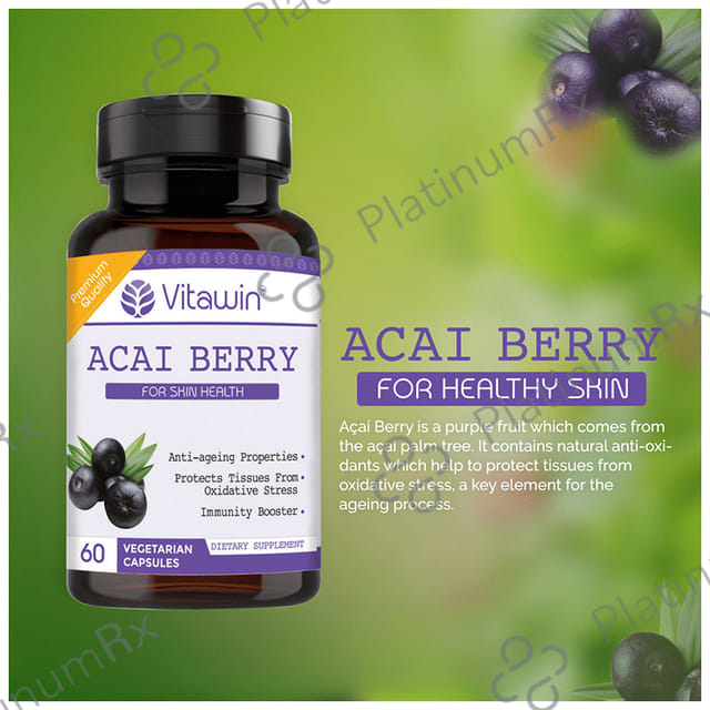 Vitawin Acai Berry 500mg Vegetarian Capsule