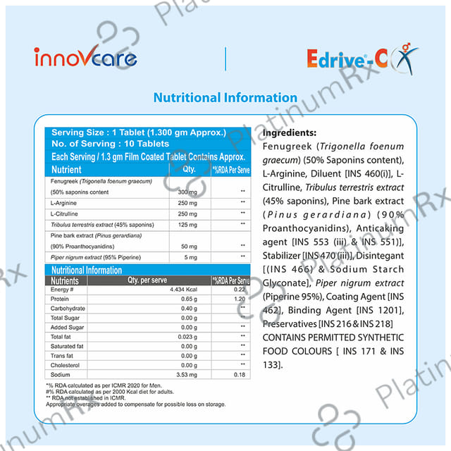 Edrive C Tablet 10s