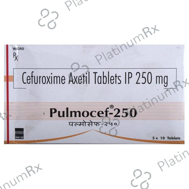 Pulmocef 250mg Tablet 10s