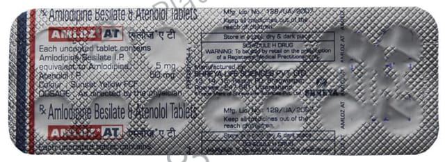 Amloz AT 5/50mg Tablet 14s