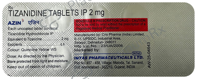 Azin 2mg Tablet 10s