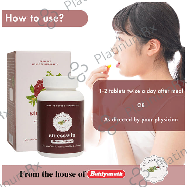Baidyanath (Jhansi) Ayurvedant Stresswin Capsule