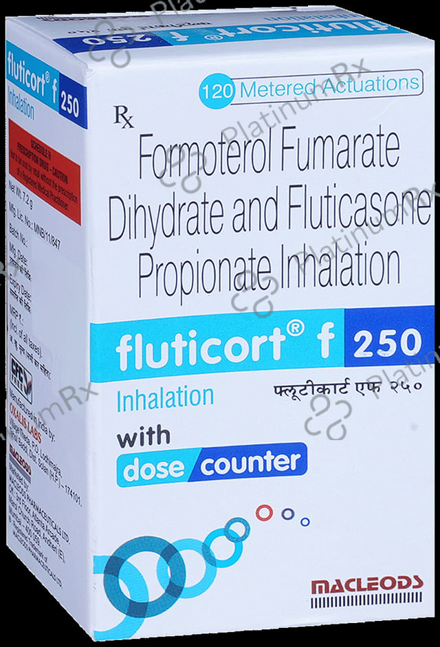 Fluticort F 6mcg/250mcg Inhaler 120MDI