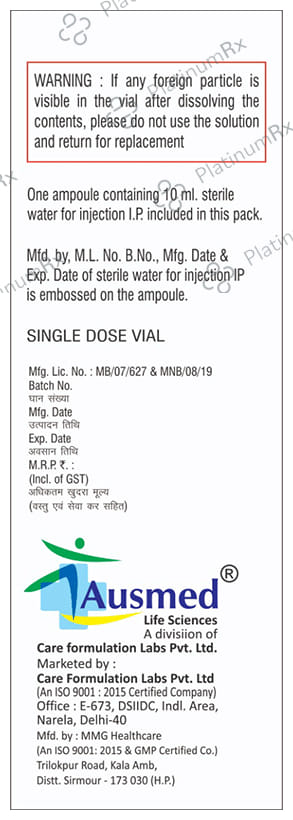 Meropro 500mg Injection