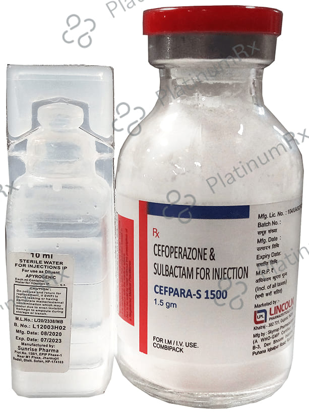 Cefpara S 1500mg Injection 1s