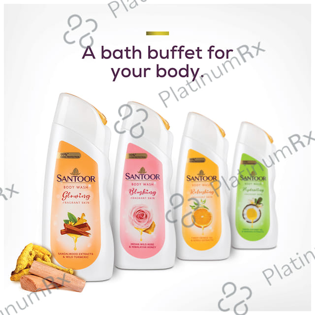 Santoor Glowing Fragrant Skin Body Wash